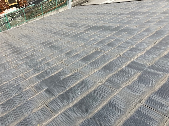 名古屋市天白区にてスレート屋根の経年劣化・築25年経過し一度もメンテナンスを実施したことがない屋根